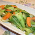 ゆずぽんの母's cooksnap of when they made 青梗菜のパパッと鰹だし炒め☆.