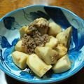 oysterrie's cooksnap of when they made 里芋のそぼろ煮☆.