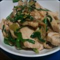 きつねてい's cooksnap of when they made 葱ニラと鶏むねのオイスターソース炒め☆.
