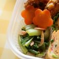 ☻ユキ's cooksnap of when they made 青梗菜 ・ もやしで～桜エビのおひたし.