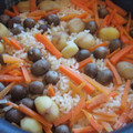 コユッキー's cooksnap of when they made 秋だね☆むかごと銀杏のごはん　その１.