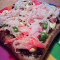 ★ひいらぎ★'s cooksnap of when they made わさび風味♡カニカマの和風トースト.