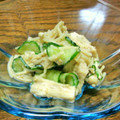 himadek's cooksnap of when they made ◇えのきとキュウリのマヨあえ◇.
