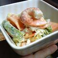 若鬼嫁あきちゃん's cooksnap of when they made 【サラダ仕立て】海老とアスパラのマヨ味噌.