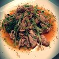 Ｅ－１０'s cooksnap of when they made 水菜と豚肉のさっぱり炒め.