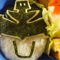 eitoman1's cooksnap of when they made キャラ弁☆ゴーカイシルバーゴールドモード.