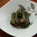 karin子's cooksnap of when they made お弁当に♬オクラのバター生姜焼き❀.