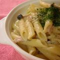 shiro猫's cooksnap of when they made ツナクリームソース☆パスタ♪.