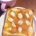 ＢＵＴＴＯＮ3's cooksnap of when they made 南瓜の煮物deほく甘南瓜チーズトースト.