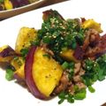 naganyo's cooksnap of when they made 豚バラとほっくりさつま芋のポン酢炒め.