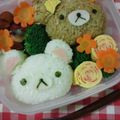 かおリンゴリラ's cooksnap of when they made リラックマキャラ弁☆キイロイトリおまけ付.