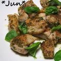 ＪＵＮちゃン's cooksnap of when they made チキンバジルソテー.