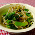 おらんでう～たん's cooksnap of when they made 小松菜ともやしのマスタード和え.