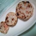 moki8383's cooksnap of when they made 海老のたたきのレンコンはさみ焼き.