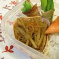 バカリャウ's cooksnap of when they made ゴボウと白滝のきんぴら.