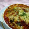 Haru Haru's cooksnap of when they made 簡単！茄子とひらたけのミートグラタン.