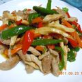 tomoyuppi's cooksnap of when they made 豚肉で♪青椒肉絲（チンジャオロースー）.