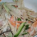 toshiebaba's cooksnap of when they made ワカメ家の食卓に頻発するゴボウサラダ.