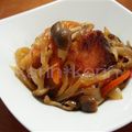 karin子's cooksnap of when they made ノンフライ鮭の南蛮漬け.
