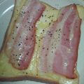 九道礼菜's cooksnap of when they made チーズベーコン✿食パン.