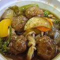 さんぱうろ's cooksnap of when they made ✿肉団子とブロッコリーの甘酢あん✿.