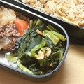 サーフブレイド's cooksnap of when they made 小松菜と干し小エビの煮びたし.