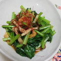 ひいちい's cooksnap of when they made 小松菜と松山あげの炒め物.