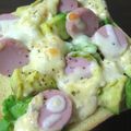 カヌレ３１４'s cooksnap of when they made 白いタルタル＊魚ニソとアボカドのトースト.