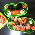 ＊はなはな丸＊'s cooksnap of when they made 簡単！キャラ弁　ウインナーでミッキー♪.