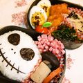 ＊らっちゃん＊'s cooksnap of when they made キャラ弁★ジャックおにぎり★.
