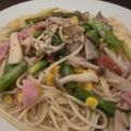 はちきんJenny's cooksnap of when they made めんつゆで簡単♪　絶品スープパスタ！.