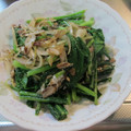 ゆりYO船長's cooksnap of when they made ほうれん草と玉ねぎのアンチョビ炒め.