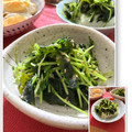 フジぽん's cooksnap of when they made レンジで簡単！豆苗とワカメのおかか和え.