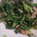 ☆さっちん＠'s cooksnap of when they made うますぎ大根葉とシーチキン炒め。.