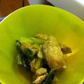 kanaria3's cooksnap of when they made 小松菜と油あげの簡単煮.