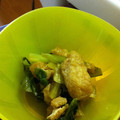 kanaria3's cooksnap of when they made 小松菜と油あげの簡単煮.