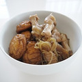 ポンタ77's cooksnap of when they made ✿厚揚げと手羽元の煮物✿.