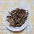 まくのうち's cooksnap of when they made ピリッと☆豚肉とごぼうの時雨煮.