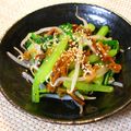 nekoland's cooksnap of when they made 小松菜・なめ茸・モヤシのおひたし.