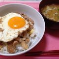 ピンクぱん's cooksnap of when they made 大人気☆角煮でカクモコ丼.