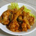 nasubeam's cooksnap of when they made 手羽元のキムチ漬け焼き.