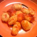 れヴぁ～'s cooksnap of when they made ジャガイモのニョッキとバタートマトソース.