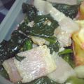 九道礼菜's cooksnap of when they made お弁当に♪ほうれん草とベーコン昆布茶炒め.