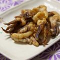 ピンクのたまご's cooksnap of when they made イカげその味噌みりん焼き.