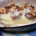 maruru-nn's cooksnap of when they made 白なすの肉味噌マヨグラタン.