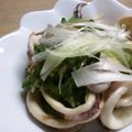 maruru-nn's cooksnap of when they made イカとゴーヤの中華風和え物.