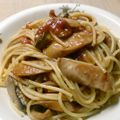 maruru-nn's cooksnap of when they made **ウィンナーとナスのトマトパスタ**.