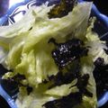 maruru-nn's cooksnap of when they made レタスと韓国海苔のさっぱりサラダ.