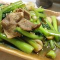 Michonchon's cooksnap of when they made 小松菜と豚バラ炒め.