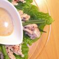 piko-rin's cooksnap of when they made ごま紫蘇の豚しゃぶサラダ～手巻き風～.